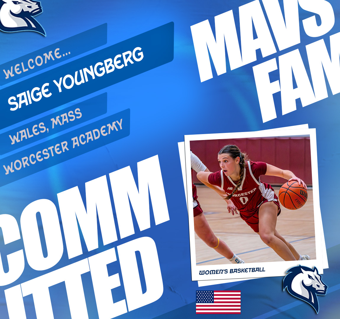 Today we welcome Saige Youngberg who joins <a href="/WbbMercy/">MercyWBB</a> in the fall from Worcester Academy!