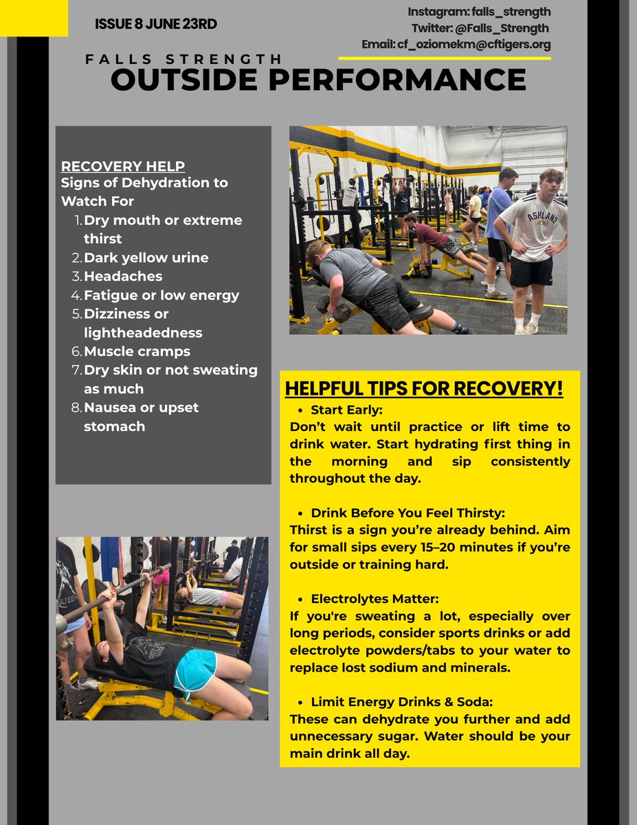 Mike Oziomek MS, CSCS (@falls_strength) on Twitter photo Newsletter Issue 8!
#AddToTradition Newsletter Issue 8!
#AddToTradition