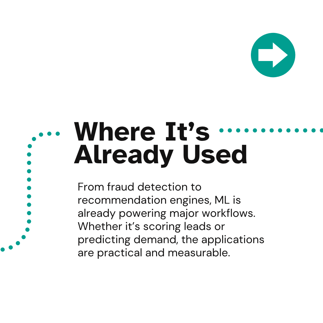 Gird_Lab's tweet image. Machine learning isn&apos;t just hype — it’s helping businesses predict, recommend, and automate every day.

In this post:
🔹 What ML really is
🔹 Where it works best
🔹 How to start without overbuilding
👉Make ML work for you.
#MachineLearning #AI #MLforBusiness #Girdlab #DataScience