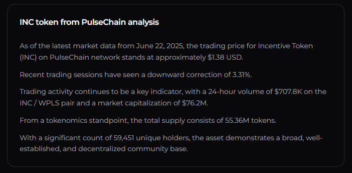 Token pages have been slightly updated with a more vibrant header. 

Important information is now easier to view at a glance.

An auto-generated description based on token performance has also been added to each page.
