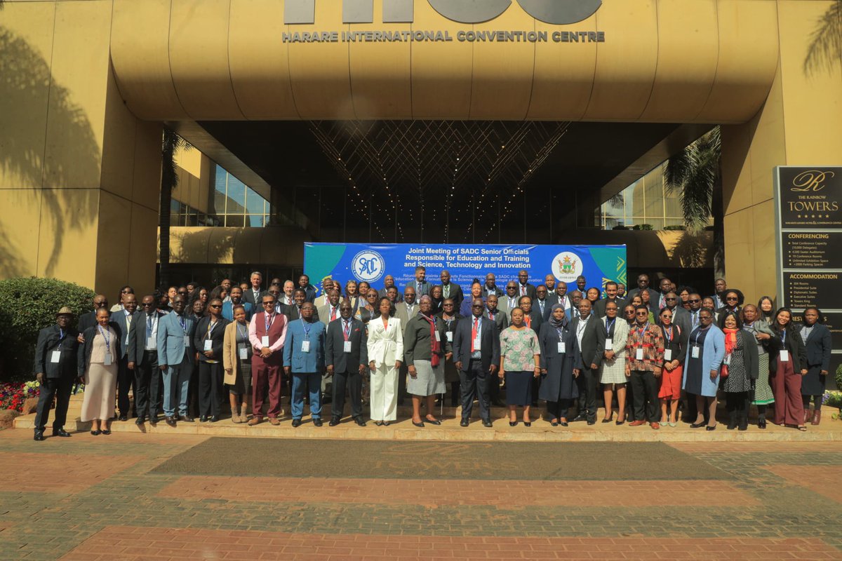 SADC Secretariat (@sadc_news) on Twitter photo #SADC Ministers renew commitment to strengthening education and training for regional development during their meeting held in Harare, Zimbabwe, on 20 June 2025: sadc.int/latest-news/sa…
<a href="/EliasMagosi/">H.E. Elias M. Magosi</a> <a href="/AngeleMakombo/">Angèle Makombo - AFRICA BELIEVER</a> <a href="/sardcnet/">Southern African Research and Documentation Centre</a> <a href="/MoFA_ZW/">Ministry of Foreign Affairs and Int Trade</a> <a href="/BWGovernment/">Botswana Government</a> <a href="/DIRCO_ZA/">DIRCO South Africa</a> <a href="/southerntimesa/">The Southern Times</a> #SADC Ministers renew commitment to strengthening education and training for regional development during their meeting held in Harare, Zimbabwe, on 20 June 2025: sadc.int/latest-news/sa…
<a href="/EliasMagosi/">H.E. Elias M. Magosi</a> <a href="/AngeleMakombo/">Angèle Makombo - AFRICA BELIEVER</a> <a href="/sardcnet/">Southern African Research and Documentation Centre</a> <a href="/MoFA_ZW/">Ministry of Foreign Affairs and Int Trade</a> <a href="/BWGovernment/">Botswana Government</a> <a href="/DIRCO_ZA/">DIRCO South Africa</a> <a href="/southerntimesa/">The Southern Times</a>