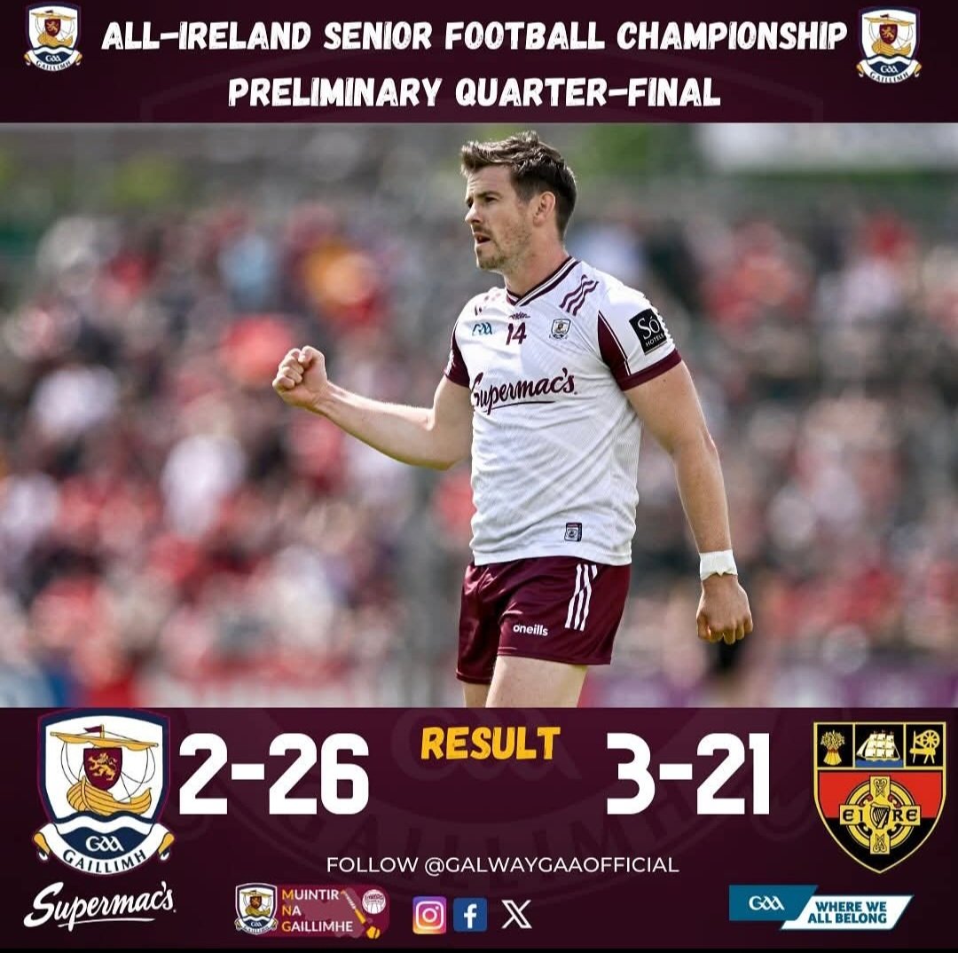 Cllr. Clodagh Higgins (@clohiggins) on Twitter photo “That was stressful, Mommy!” my 6 year old, summing it up perfectly 😅💓
Edge of the seat stuff right to the final whistle. Heart rates through the roof but we're through! 💪
Another quality game of football #newrules
<a href="/Galway_GAA/">Galway GAA Official</a> 👏👏 “That was stressful, Mommy!” my 6 year old, summing it up perfectly 😅💓
Edge of the seat stuff right to the final whistle. Heart rates through the roof but we're through! 💪
Another quality game of football #newrules
<a href="/Galway_GAA/">Galway GAA Official</a> 👏👏