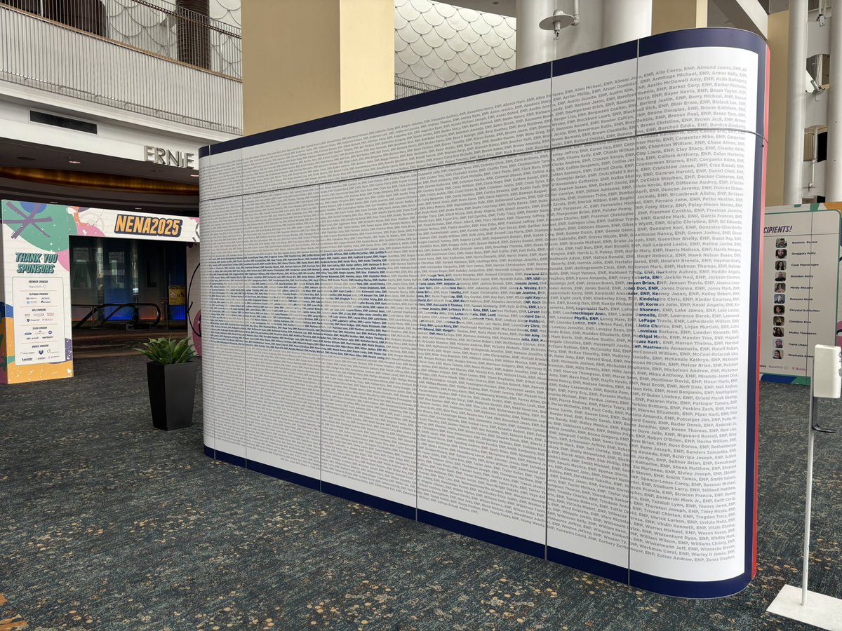 HamblenCo911's tweet photo. Thrilled to be a part of #NENA2025 as it kicks off today in Long Beach, CA!   We are so proud of the Hamblen 9-1-1 team representing us!   It’s always fun to find our staff’s names on the ENP and CMCP boards at registration… and can’t wait ‘til we add more! https://t.co/AyyoNOpDvh