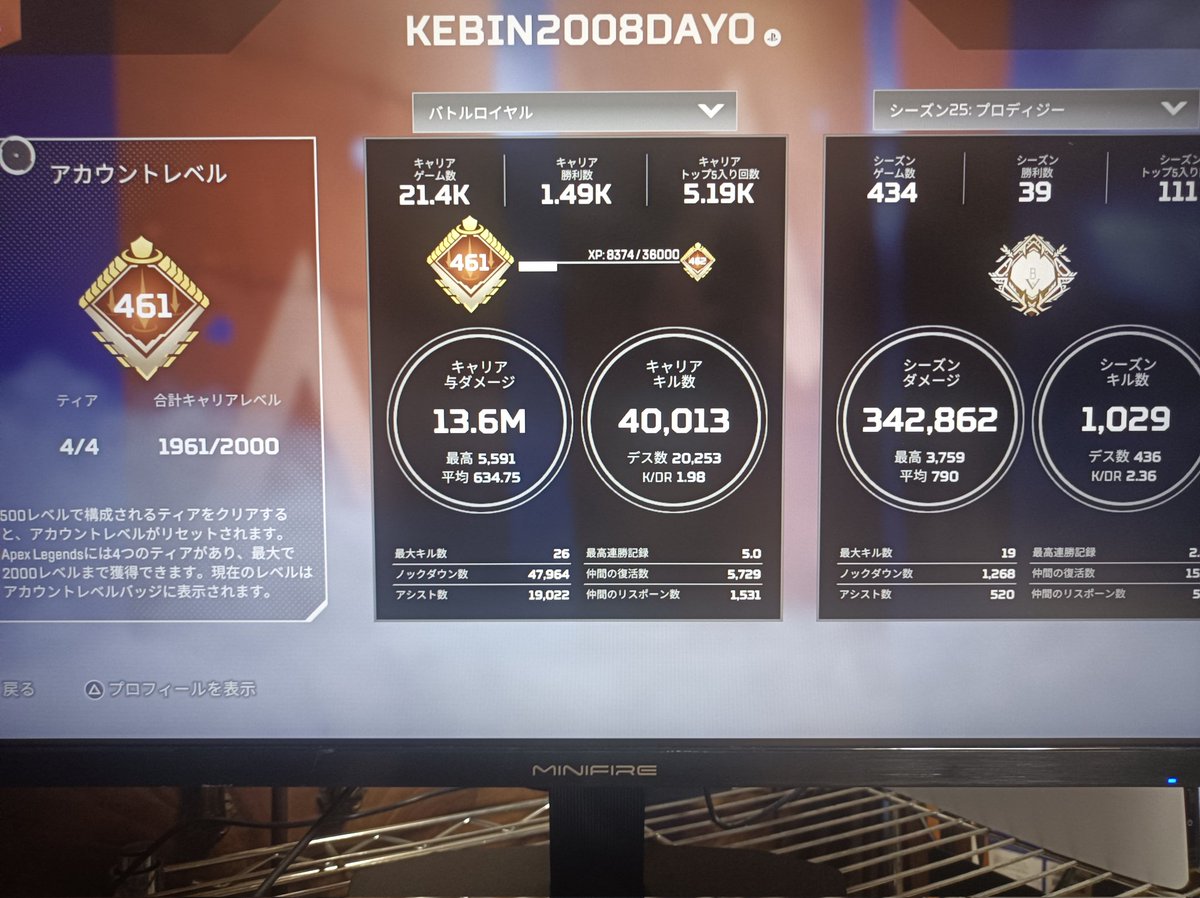 総合４万キルいった