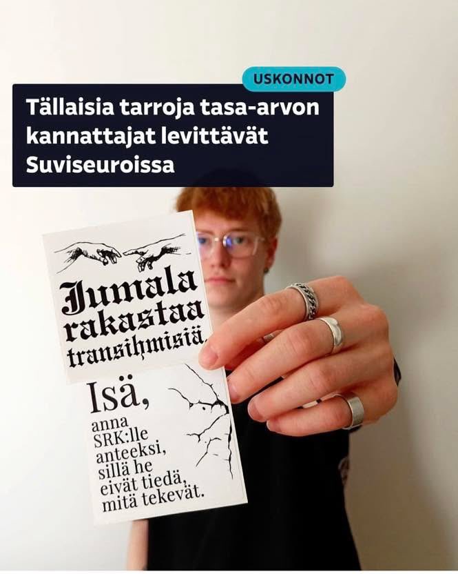 Milloin tasa-arvon kannattajat levittävät ”Allah rakastaa transihmisiä” -tarroja Moskeijoihin?