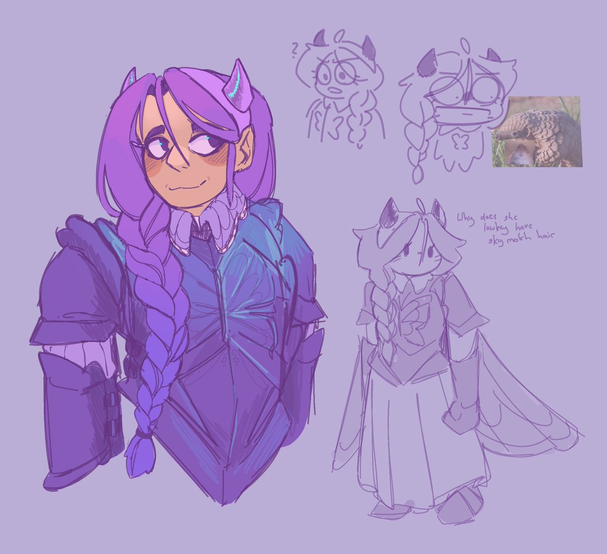 Paraclipse_'s tweet image. woswumber doodles #roscumberfanart #therealm