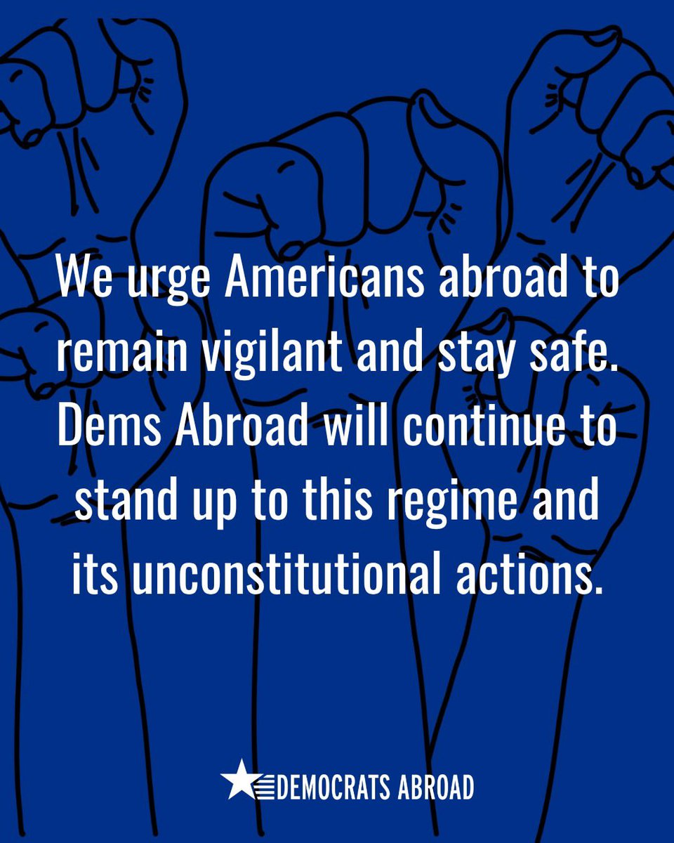 We will continue to stand up against this regime and its unconstitutional actions.

As Bernie Sanders said during a rally in Oklahoma, “Not only is this news [that I’ve just heard] alarming . . . but it is so grossly unconstitutional. All of you know, that the only entity that