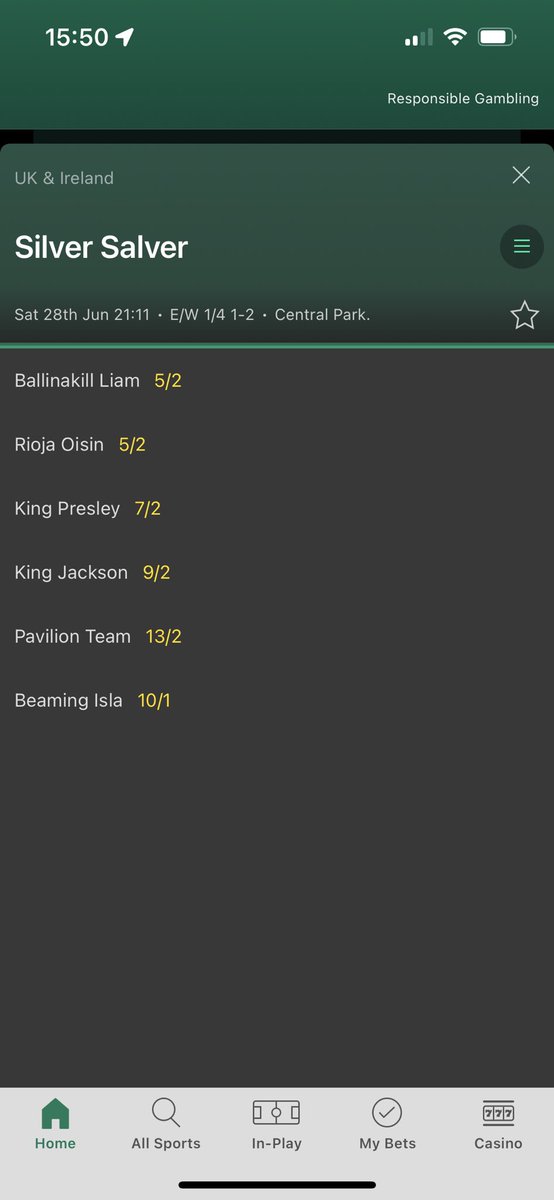 The Silver salver 2025 Final £12,500 🏆Best of luck to All connections .