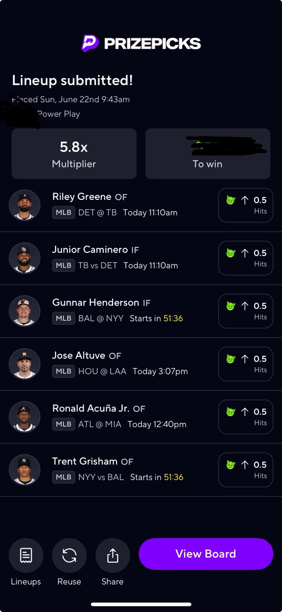 JPattersonTile's tweet photo. 👺SPECIAL Collaboration Slip👺
TRAPPICKS discord bringing you a 6 man Hit List that will cash you out! FOR THE FREEEEE!!!
Bring the ENERGY! If you’re tailing, slap a “🤩” emoji on here now👇🏼👇🏼👇🏼
@leesportpicks @Juice_picks_ #TRAPPICKS #sportsgambling #gamblingX https://t.co/nyhi1wpV1Z