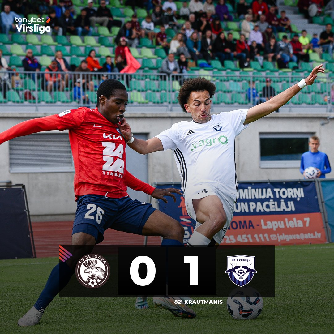 💥Spraigā un līdzvērtīgā cīņā <a href="/fsjelgava/">fsjelgava</a> un <a href="/FkGrobina/">FK Grobiņa</a> ilgi nespēja atvērt rezultātu, taču <a href="/FkGrobina/">FK Grobiņa</a> izdevās izmantot savu iespēju un nodrošināt vērtīgu uzvaru viesos!

📸 Ruslans Antropovs