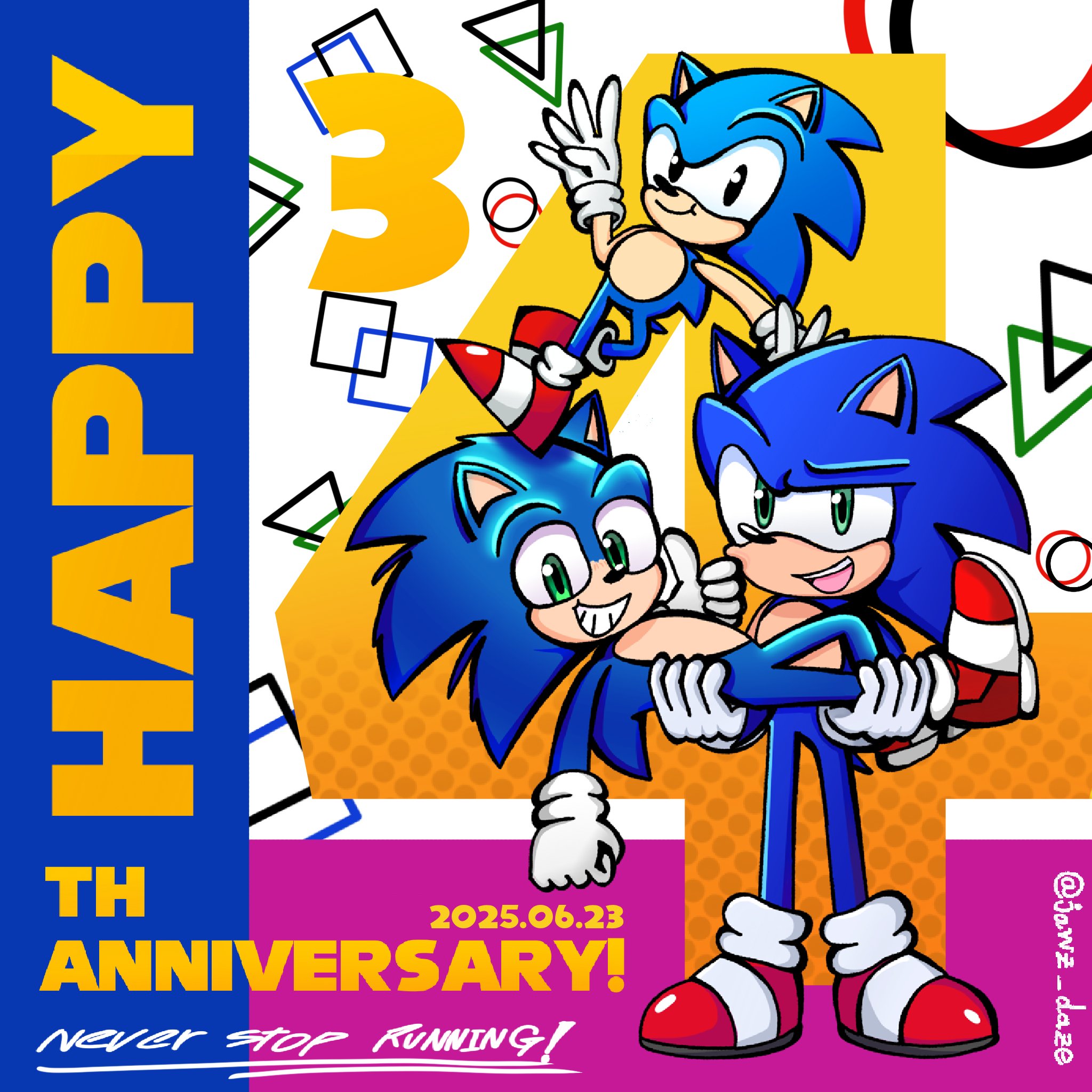 hedgehog_ryさま　056　084 ソニック・ザ・ヘッジホッグ_(サイズ/L)_ソニック HEDGY METAL T