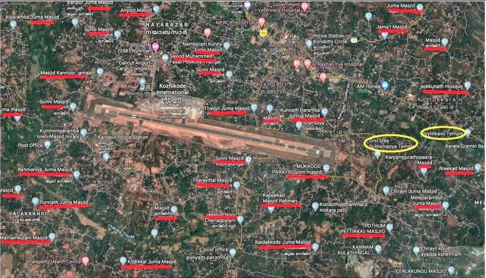 🚨 Look how many Masjids surround Subramanya Temple in Tamil Nadu.  

Next they will claim this ancient temple as WAQF and DMK Govt will give it to them.