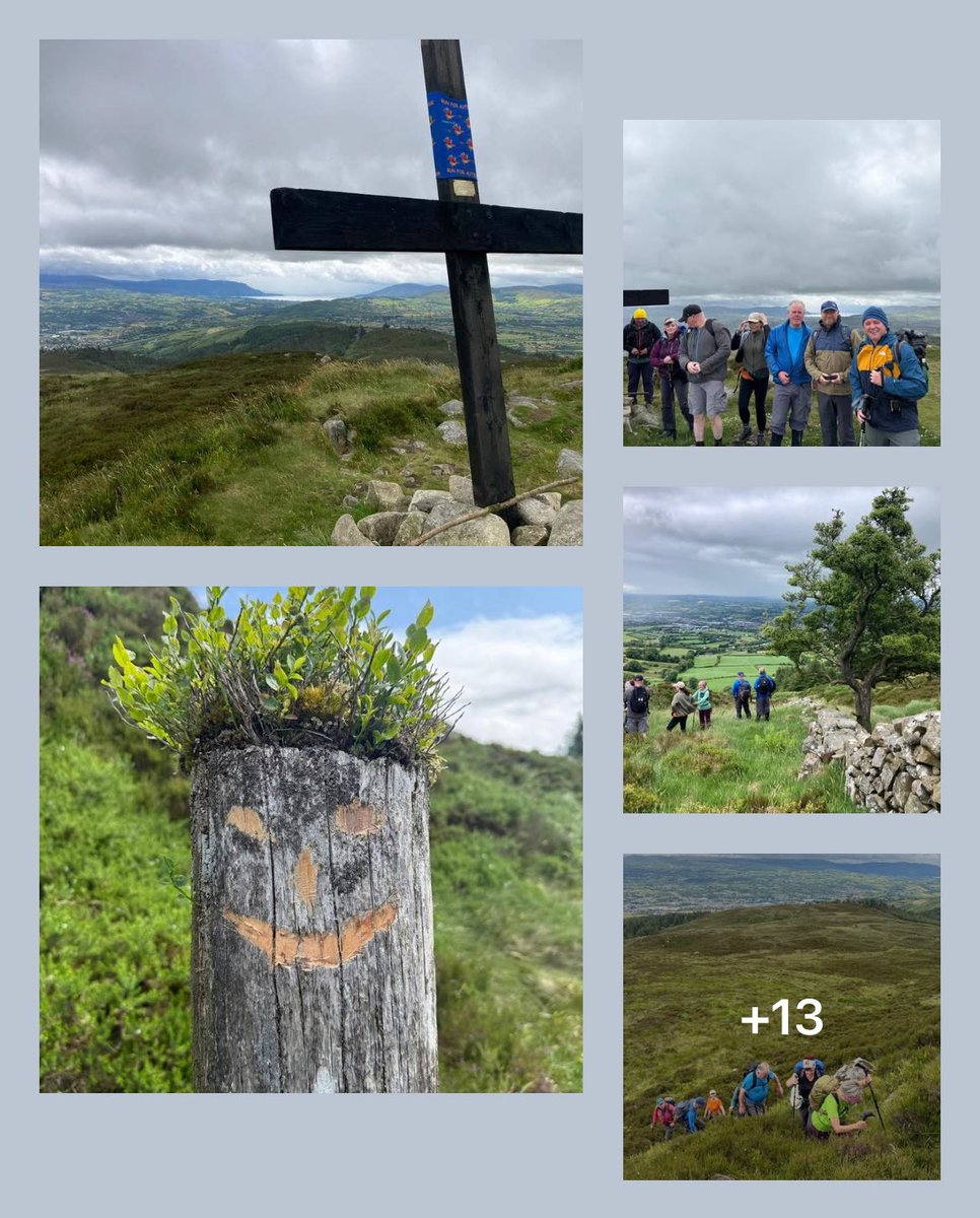 Photos from our B group today, on Camlough Mountain