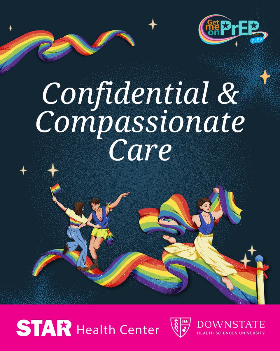 Your privacy matters. 🛡️

At STAR Health Centers, we offer:
🔒 Confidential care
🤝 Compassionate providers
🏳️‍🌈 Affirming services for all identities

Take the first step: getmeonprep.com
#ConfidentialCare #LGBTQHealth #TrustInCare #STARProgram