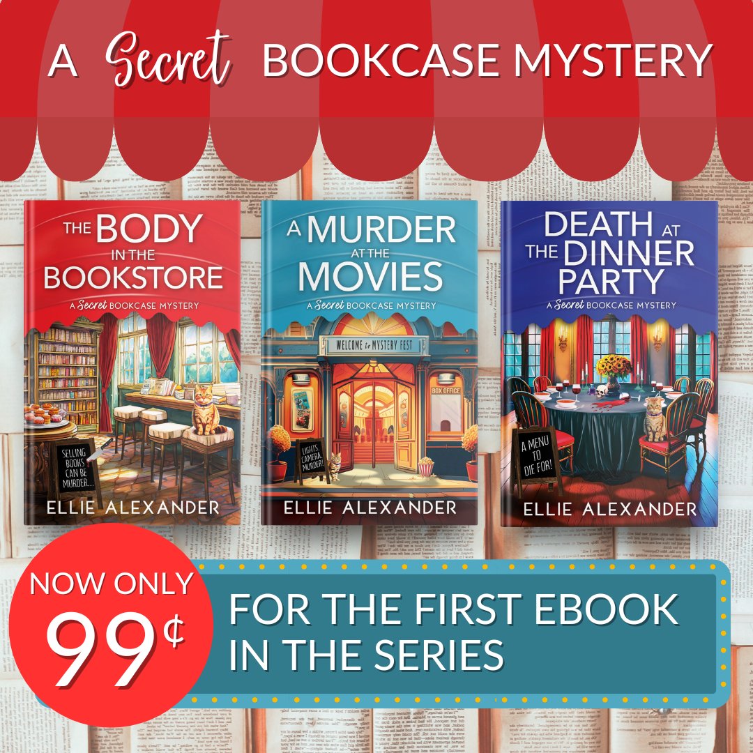🔎 Last chance to get The Body at the Bookstore by Ellie Alexander for just $0.99 in the US and £0.99 in the UK!

📖 Don't miss out and snap up this cozy mystery today: geni.us/416-pp-two-am

#cozymystery