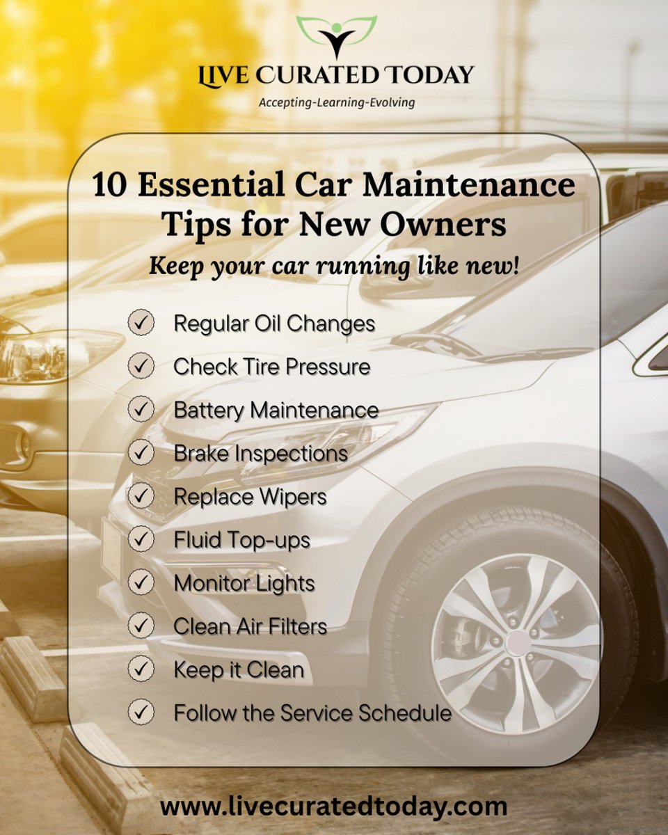 LiveCurated's tweet image. Your playlist is ready.
Snacks are packed.
But is your car road-trip ready? 🚗
✔ Follow these 10 essential checks before the engine starts!

#CarPrep #RoadTripCheck #TravelChecklist #LiveCuratedToday