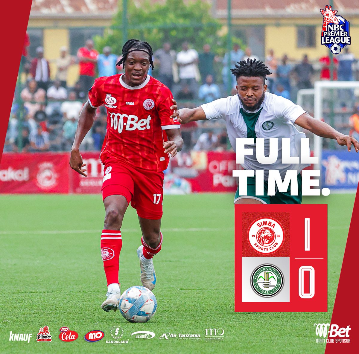 Tumemaliza kwa ushindi. #NBCPremierLeague #NguvuMoja