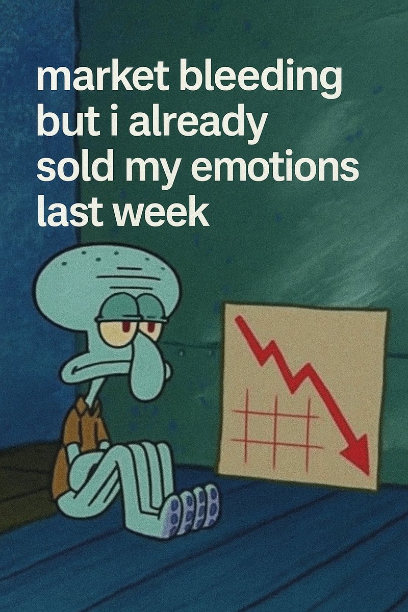 - “market bleeding but i already sold my emotions last week.” #VNdesearch