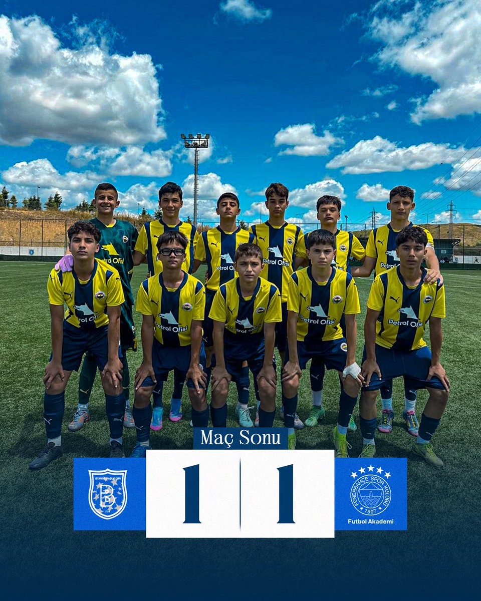 U13 Ligi Maç Sonucu 

Başakşehir 1-1 Fenerbahçe 

60’ Ali Alpgiray Yıldız

#GençKanaryalar