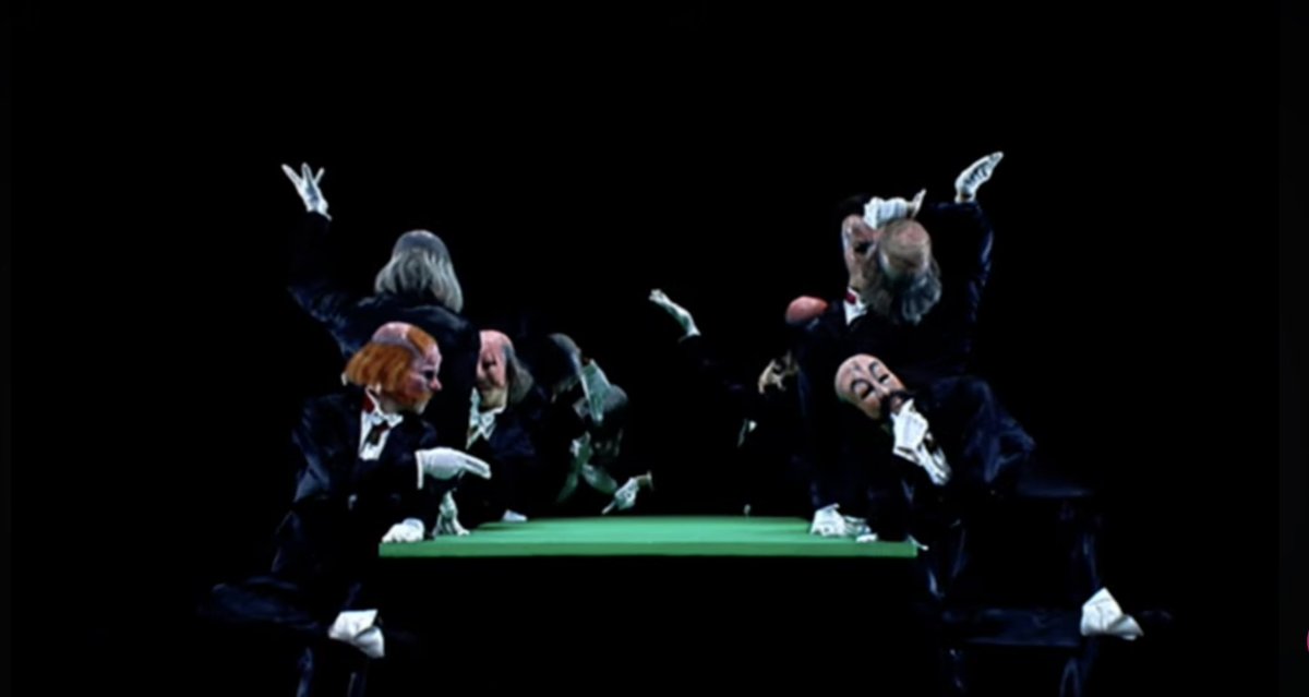 Pablo Picasso - Guernica
Kurt Jooss. - The Green Table
Jacob Ter Veldhuis- TaTaTaTa
Rupert Kipling - Boots