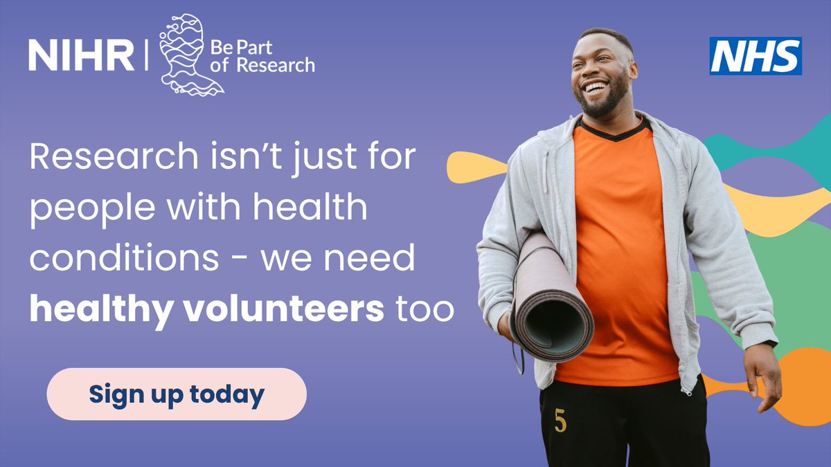 You have the power to change lives! ✨

New breakthroughs happen thanks to people like you taking part in research.

Explore the range of ways you can make a difference - no specific health condition needed.

Learn more &amp; sign up with #BePartOfResearch ➡️ bepartofresearch.nihr.ac.uk/join?utm_sourc…