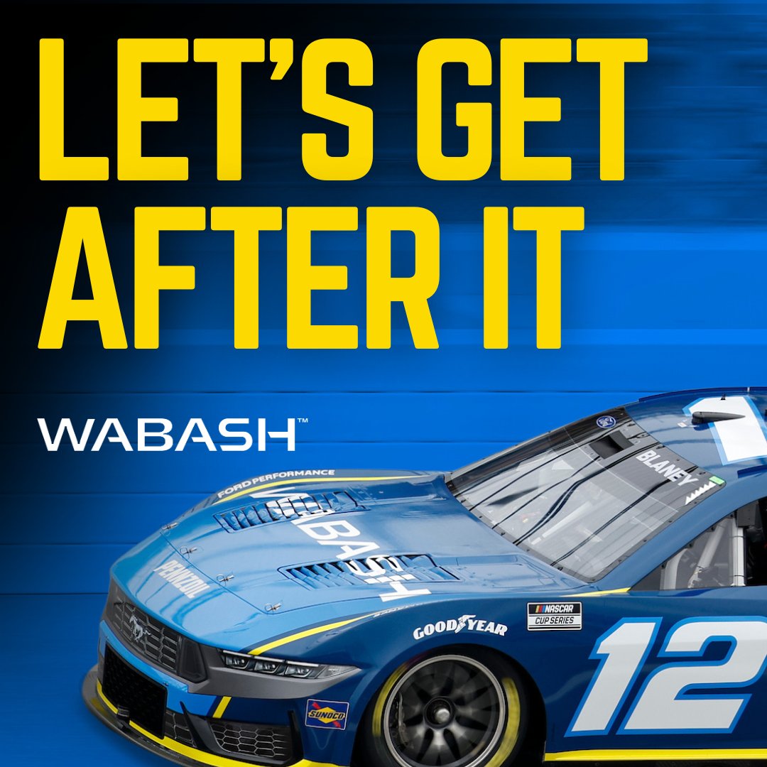 Today's the day.

Let's get it.

Don't miss Wabash and <a href="/Team_Penske/">Team Penske</a> take on the Great American Getaway 400 at Pocono.

Are you ready?

#OneWabash #TeamPenske #WabashRacing
