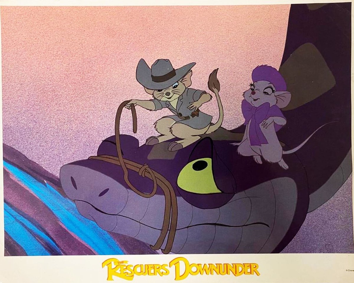 Final Showing! THE RESCUERS DOWN UNDER (1990) screens in 35mm today, Sunday June 22nd, at 2:00pm.