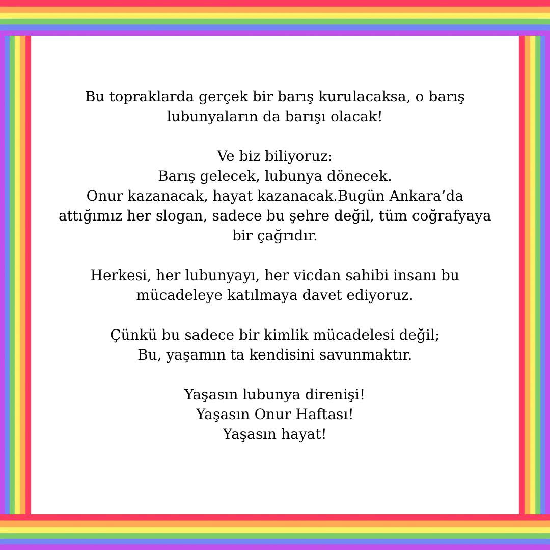 Ankara Pride tweet media