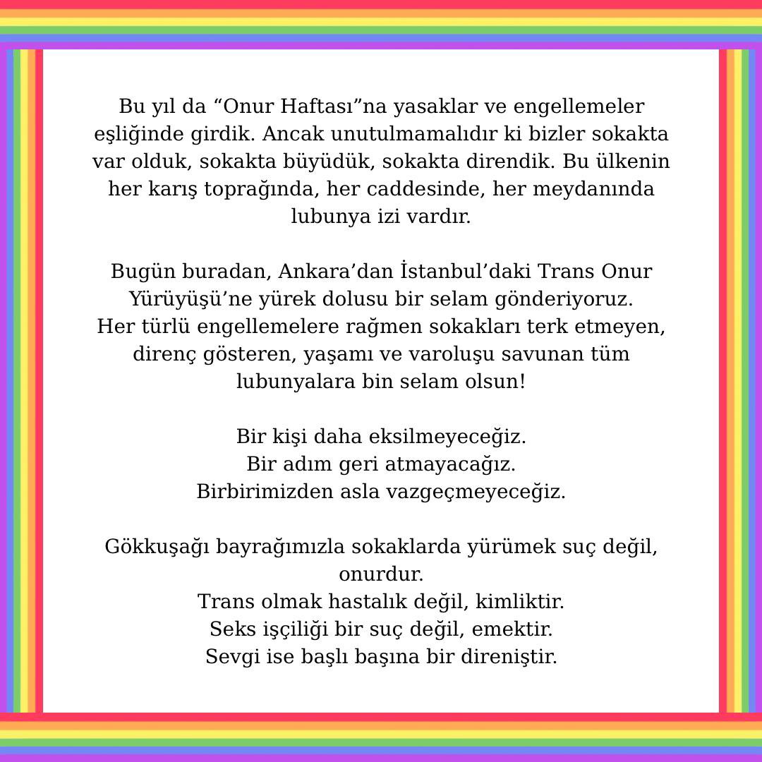Ankara Pride tweet media