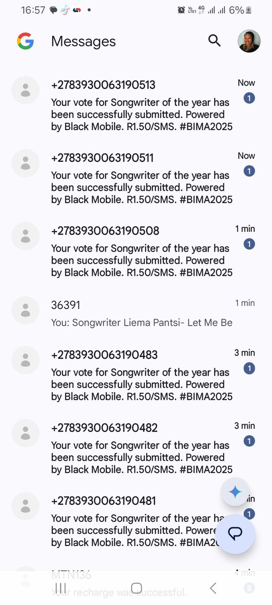 5 votes challenge,  let's goo LLF 

VOTE LIEMA BASADI AWARDS 
LIEMA 4 TIMES NOMINEE
#BasadiinMusicAwards
#LiemaPantsi