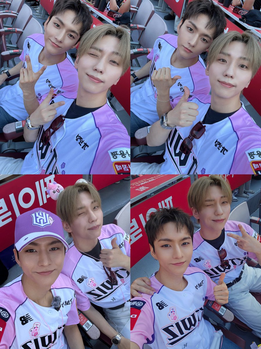 odewishes's tweet photo. today, ode and gunil did the ceremonial first pitch and first swing for kt wiz 💜🩵
glad that they finished it safely ✨️✨️

#odeoftheday #385 https://t.co/wOYJFw7ocz