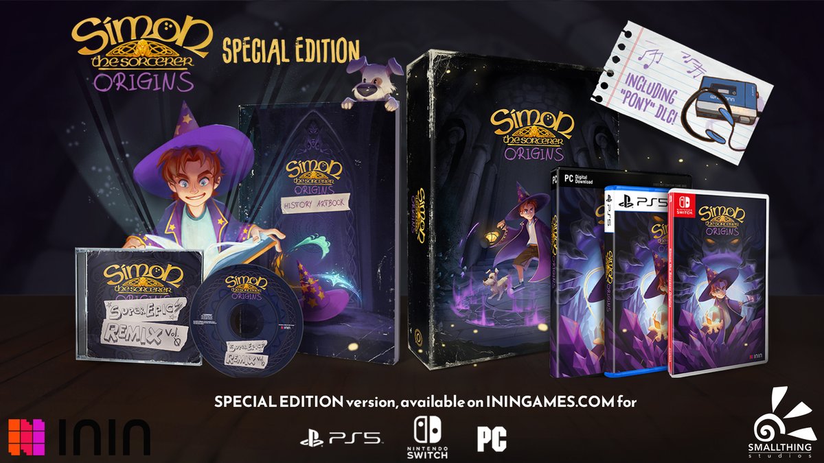The SPECIAL version of Simon Origins is  wonderful! We wanted to write a love letter to the players, full of unique artistic content, secrets, fun things and an old flavor, as if she came from 33 years ago (one year before Simon 1). You can find it iningames.com