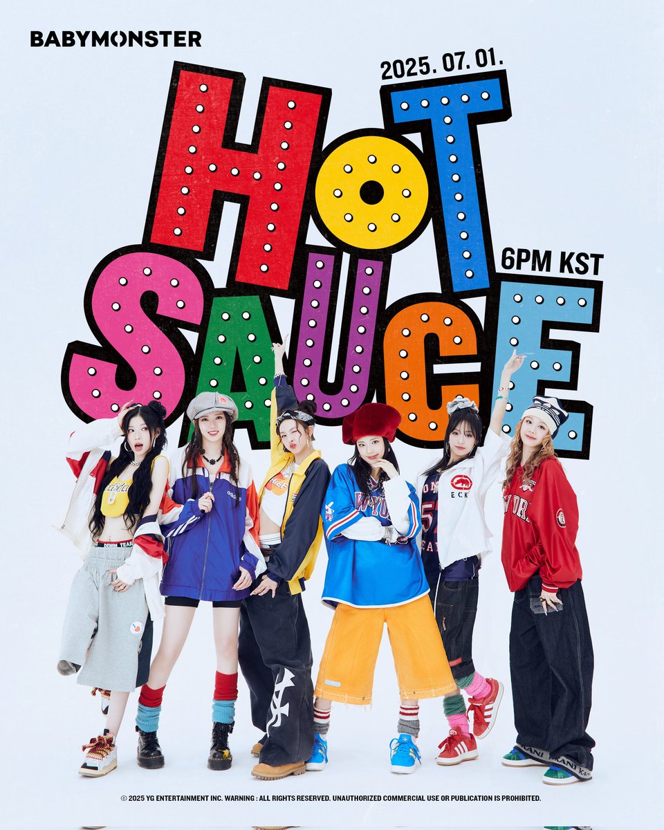 BABYMONSTER PHILIPPINES แฑฌ (@thebaemonph) on Twitter photo I'm like 'HOT SAUCE'
2025.07.01. 6PM KST
#BABYMONSTER #๋ฒ ์ด๋น๋ชฌ์คํฐ <a href="/YGBABYMONSTER_/">BABYMONSTER</a> I'm like 'HOT SAUCE'
2025.07.01. 6PM KST
#BABYMONSTER #๋ฒ ์ด๋น๋ชฌ์คํฐ <a href="/YGBABYMONSTER_/">BABYMONSTER</a>