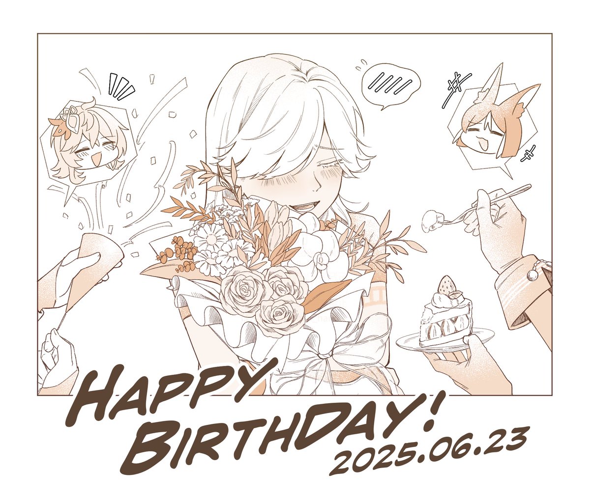 誕生日おめでとう〜🎈🎉🍰
#セノ生誕祭2025