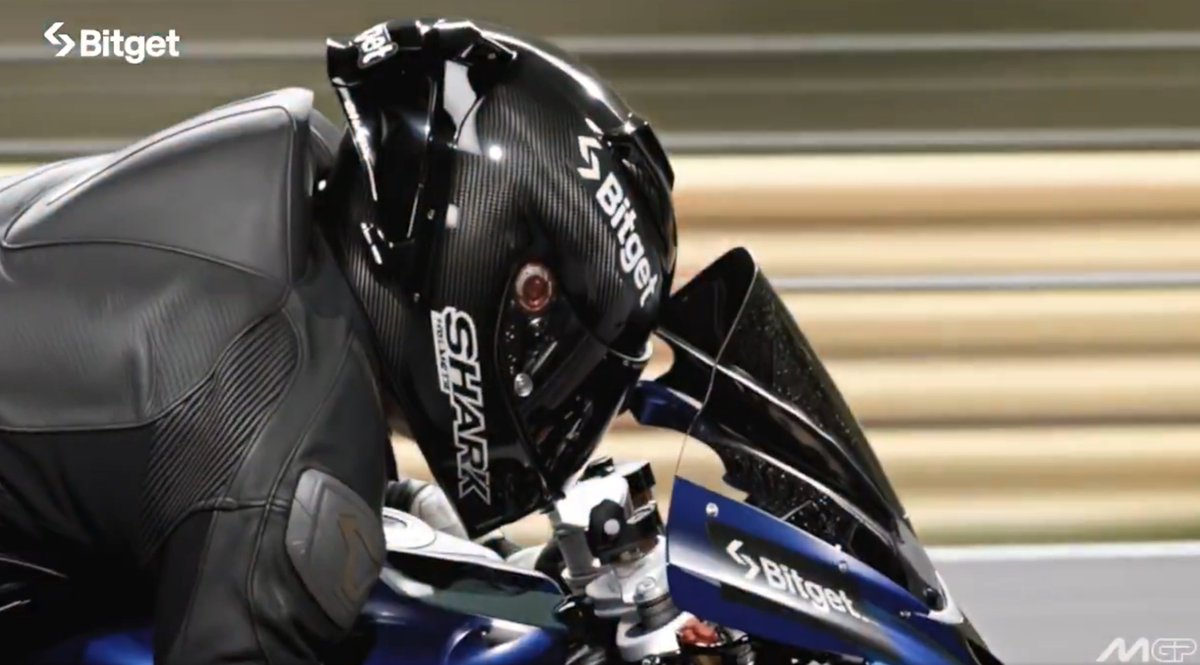 baia_luis's tweet image. I've had bad calls but you only need a few big winners to retire
The #MotoGPBitgetPartnership is one merging MotoGP speed with Bitget liquidity and institutional security