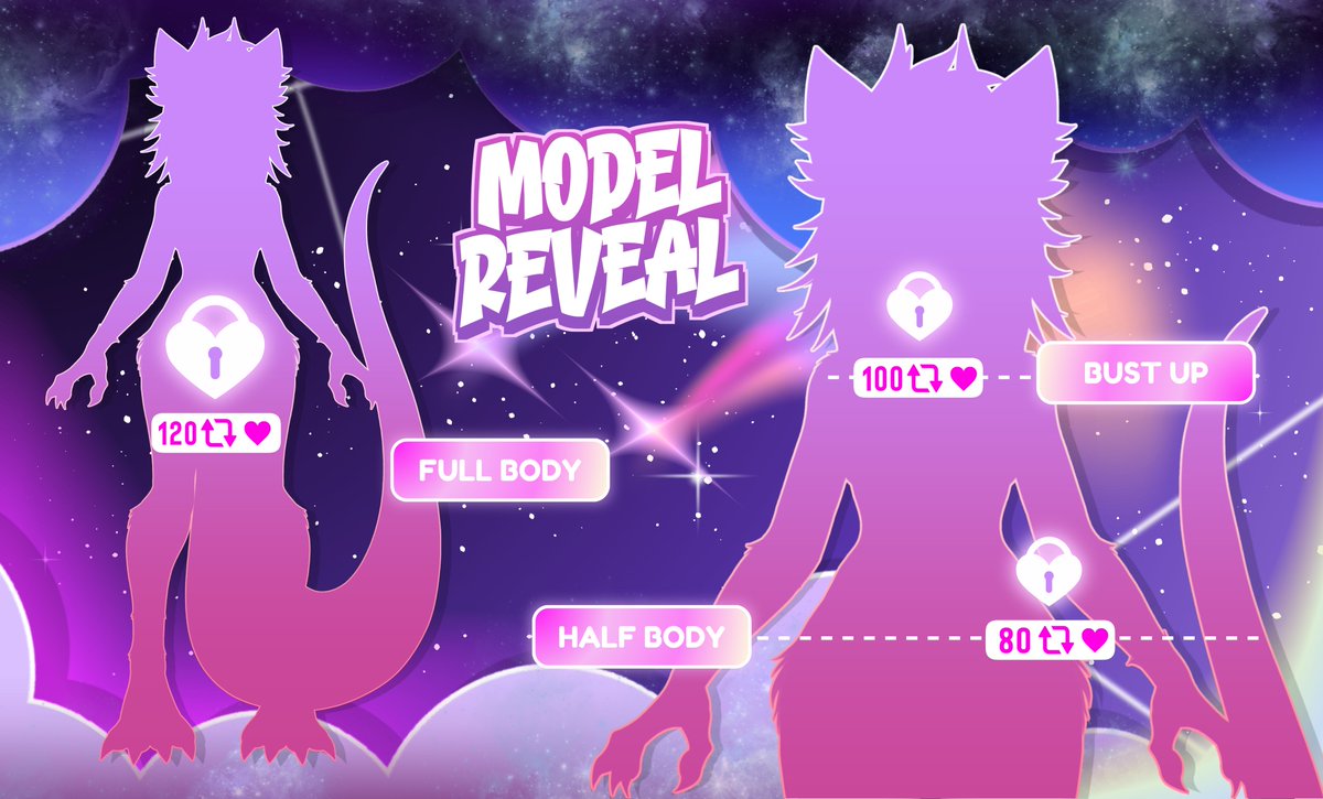 Emily ̖́- 🏳️🌈 - DEBUT JUNE (@sillyemy) on Twitter photo 【⭐️MODEL REVEAL🌠】
Ich bin super aufgeregt, euch mein neues Fullbody Model zu zeigen!👀
Die zweite Form wird erst im Stream revealed!✨
♡ & ↻ appreciated!
#FurryVTuber | #ModelReveal | #GERVtuber
🎨<a href="/Katsutora99/">Katsu Tora | VGen Artist | COMMS OPEN! (˶˃ ᵕ ˂˶)</a> 【⭐️MODEL REVEAL🌠】
Ich bin super aufgeregt, euch mein neues Fullbody Model zu zeigen!👀
Die zweite Form wird erst im Stream revealed!✨
♡ & ↻ appreciated!
#FurryVTuber | #ModelReveal | #GERVtuber
🎨<a href="/Katsutora99/">Katsu Tora | VGen Artist | COMMS OPEN! (˶˃ ᵕ ˂˶)</a>