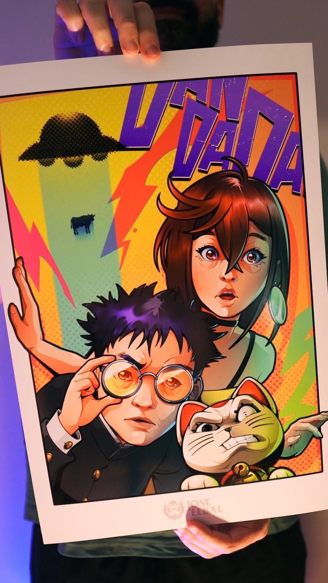 📢¡Ya tenéis esta pedazo de lámina inspirada en Dandadan en mi tienda de Etsy! Voy a sacar una tirada limitada de 200 unidades, así que si quieres una, ¡te lo pongo fácil!👇

joseelbalstore.etsy.com