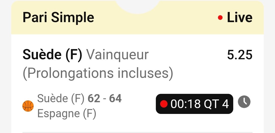 Num3ro_Crypt0's tweet photo. Pari live côte actuelle 5.25 🔥
Ne la loupez pas ! Risquée mais les stats ne mentent pas

Bilan du jour :

✅ Côte 1.70
✅ Côte 3.90
✅ Côte 3.40
🆕 Côte 3.90
🆕 Côte 5.25 https://t.co/AtkKFD1UH9
