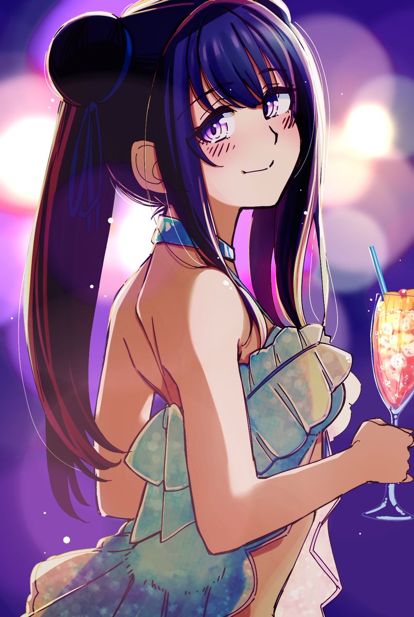 「これからも、ずっと応援します…………! #ヴイアラアイドルデビュー1周年」|スンドウ・メイのイラスト