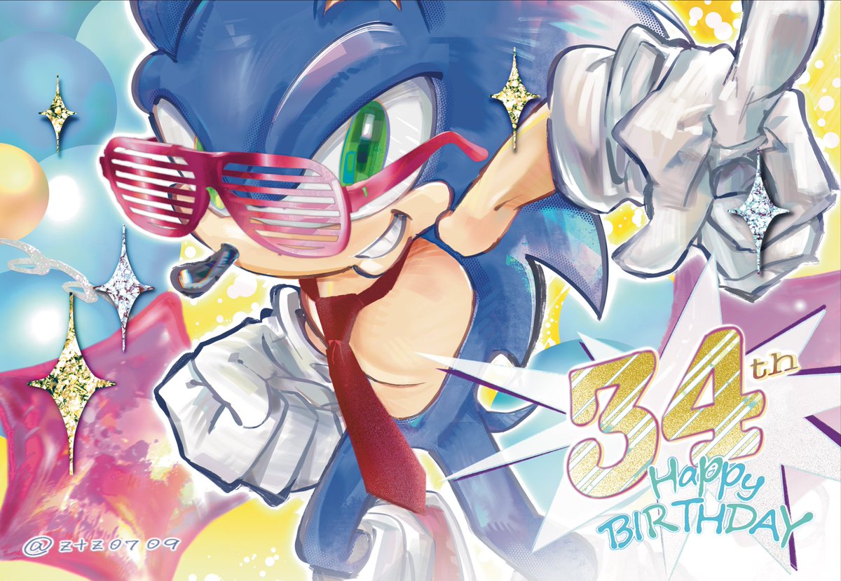 ✨✨Happy Birthday, Sonic! ✨✨
🦔💙🌭

#ソニックバースデー2025
#ソニかつ
#SonicTheHedgehog