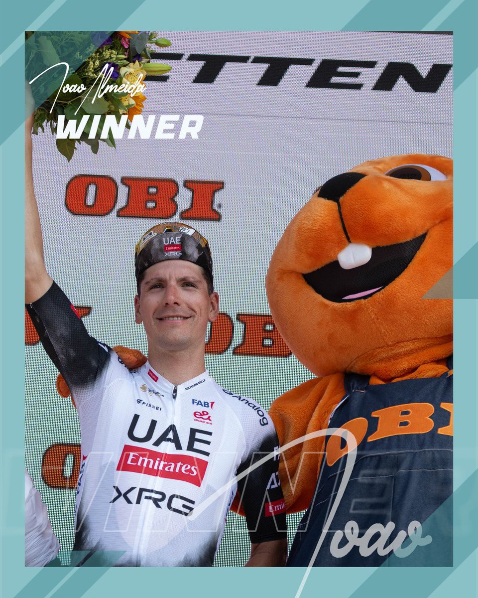 Your 2025 <a href="/tds/">Tour de Suisse</a> Winner 🏆

🥇 <a href="/JooAlmeida98/">João Almeida</a>