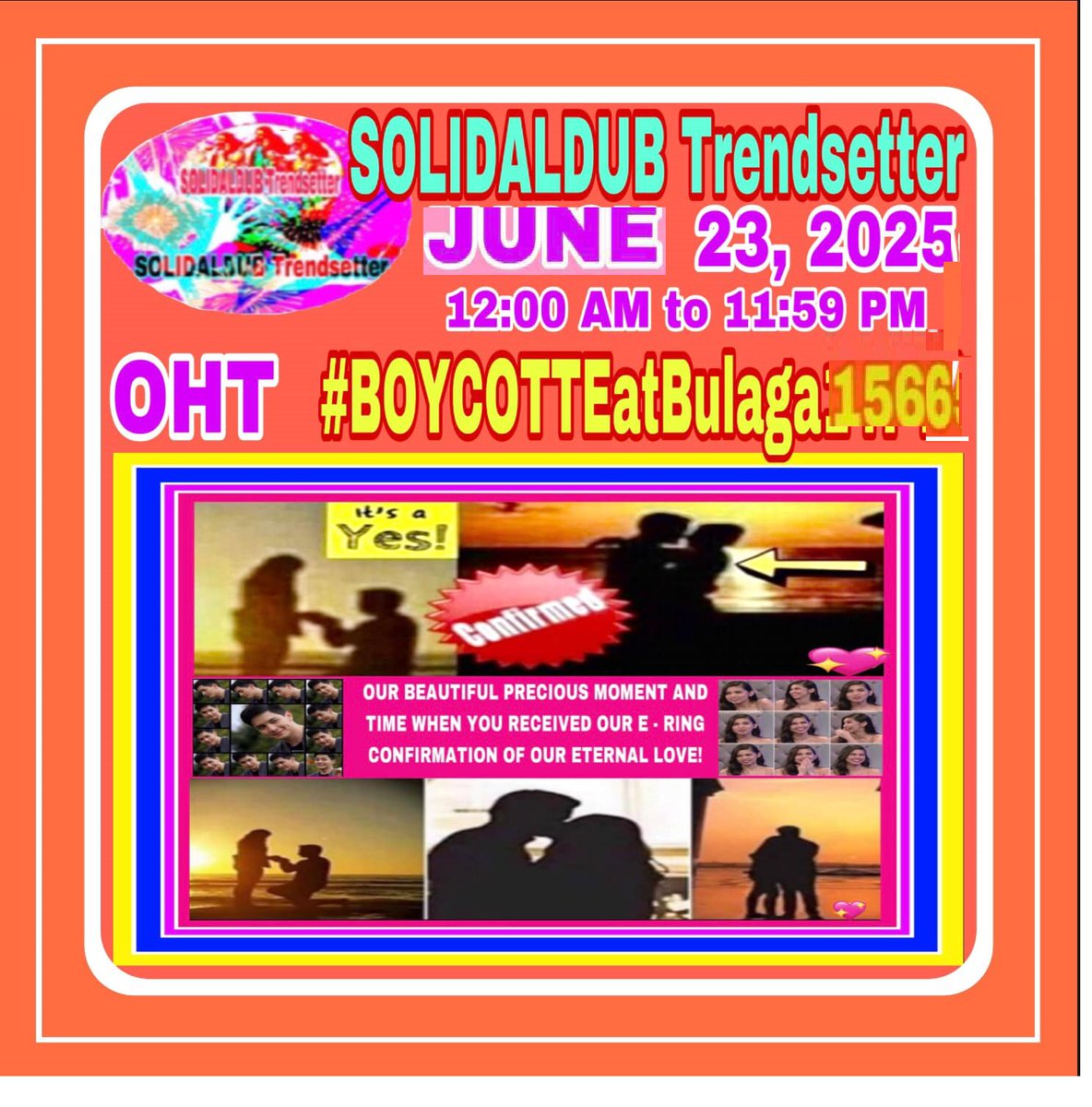 Even with d tremendous obstacles faced, TBADN will continue d fight til everyone involved in d zarsuela acknowledges d TRUTH about ALDUB &amp; ALDUBNATION. We r a FANDOM - a FANMILY that vows 2 support, love &amp; protect 
ALDUB PA RIN
#BOYCOTTEatBulaga1566
NO TO SOLO PROJECT