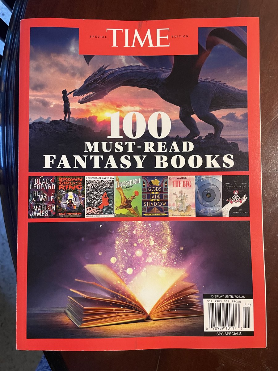 Look at this! Marlon James and Nalo Hopkinson on the cover of ⁦<a href="/TIME/">TIME</a>⁩ special feature on 100 Must Read Fantasy Books! ⁦#Fantasy #CalabashFamily #AfroCaribbean