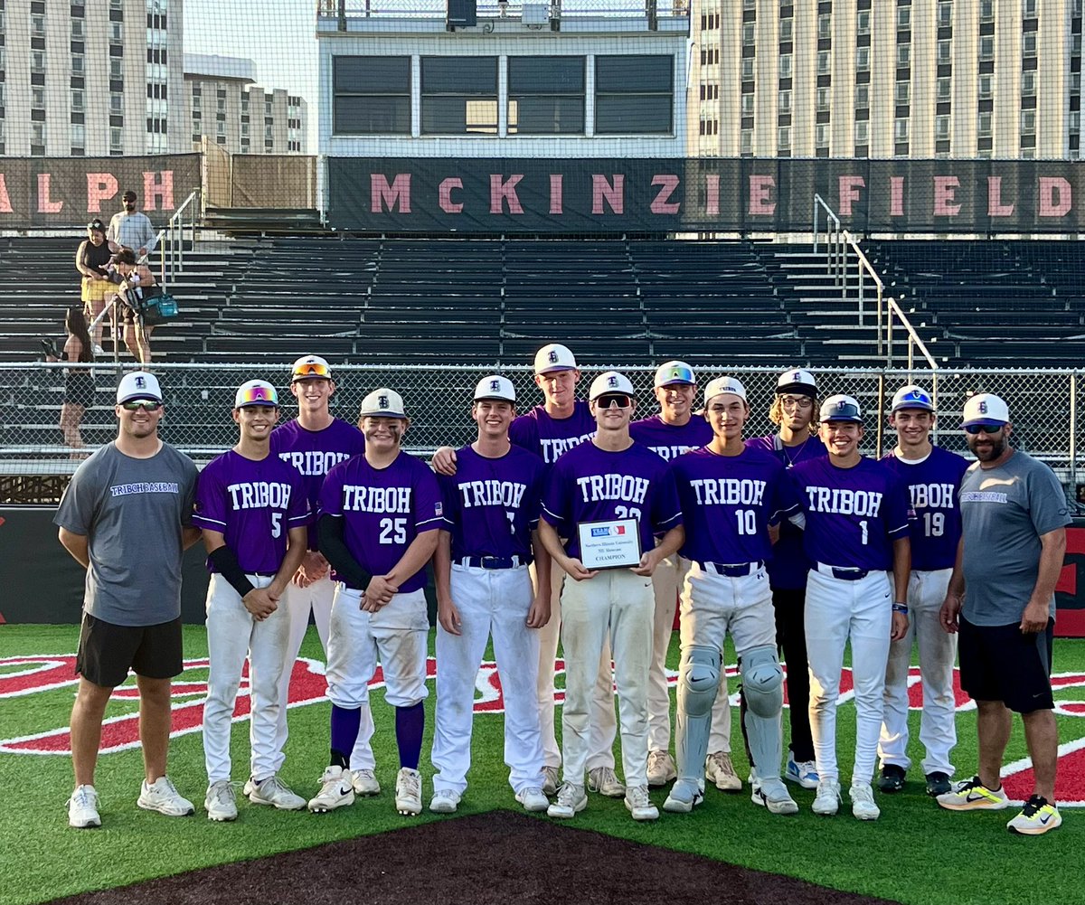 Chase Ferguson (@chase_ferg17) on Twitter photo First tournament of the season and we secured the championship with 4/5 wins.
Hitting: 5/14 (.357)
3 singles, 2 doubles
Pitching: 3.0 IP, 0ER, 5Ks, 0BB
<a href="/TribohBaseball/">Triboh Baseball</a> 17U First tournament of the season and we secured the championship with 4/5 wins.
Hitting: 5/14 (.357)
3 singles, 2 doubles
Pitching: 3.0 IP, 0ER, 5Ks, 0BB
<a href="/TribohBaseball/">Triboh Baseball</a> 17U