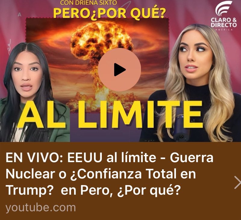 ¡No te pierdas el programa de hoy con Driena y su invitada especial, Linda Catalina de Mostly Peaceful Latinas! ¡Únete a la discusión en VIVO a la 1pm por los comentarios en YouTube y déjanos saber que piensas sobre los últimos acontecimientos! ¡Comparte el enlace con familia y