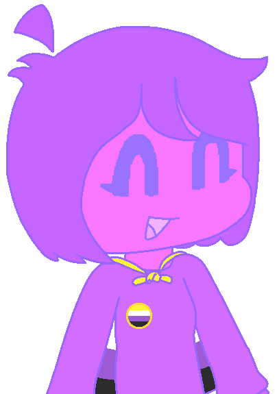 BluAnura's tweet photo. Just realized I didn't post my pride art here
throws this dumbass nonbinary at you
#pride #PrideArt #oc #originalcharacter #digitalart #krita #imtoolazytoaddmoretags https://t.co/JH0k4EaOEt