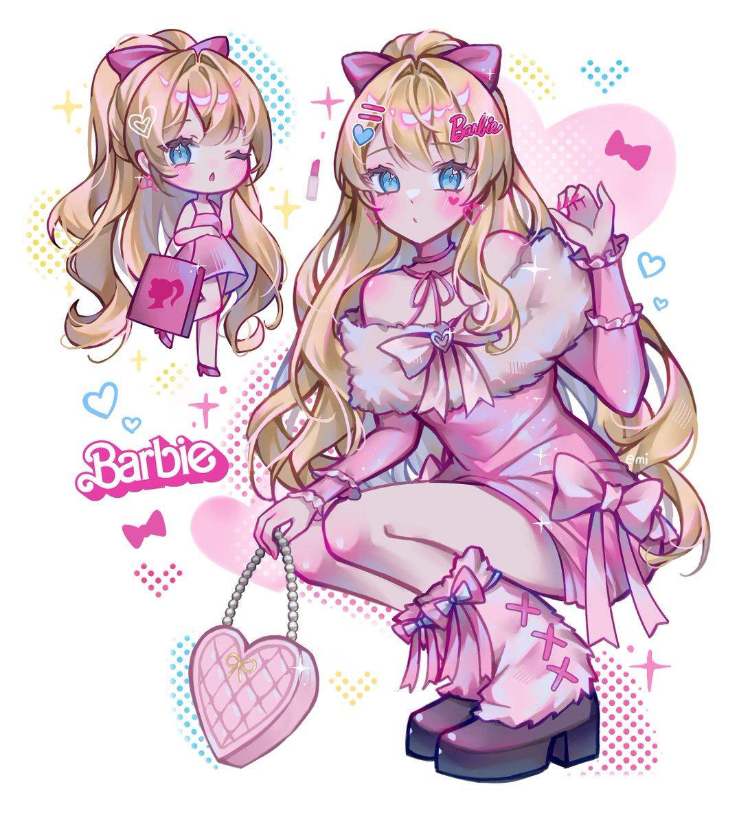 emiroll_art's tweet image. draw barbie🎀🎀
#illustration #artwork #barbie