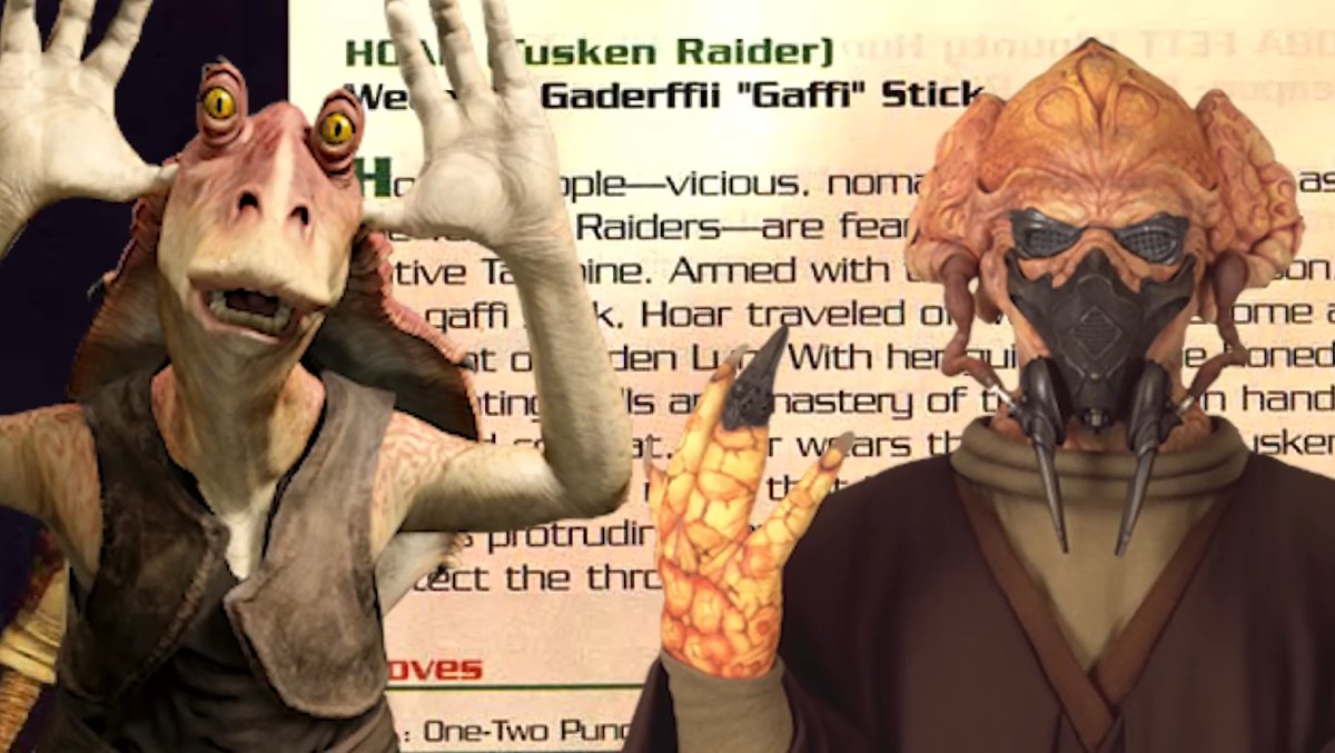 DailyAVGNQuotes's tweet image. "Hoar? Really, Hoar? Suddenly names like Jar Jar Binks and Plo Koon sound awesome."
Episode 154: Star Wars: Masters of Teras Kasi