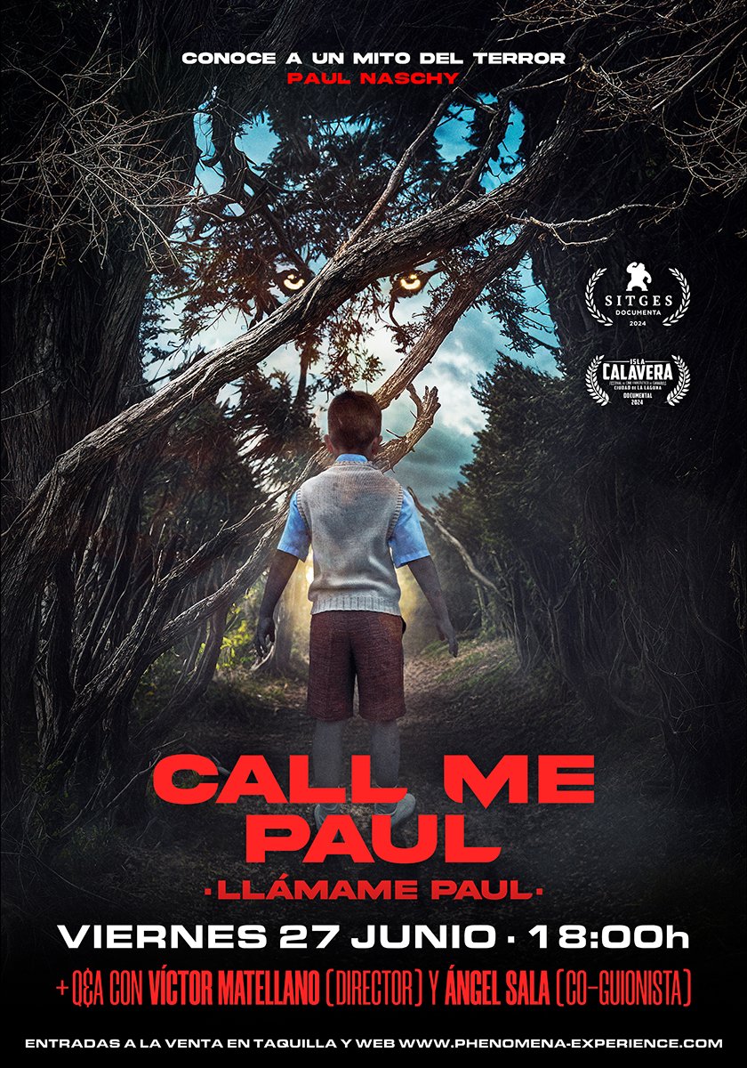 Phenomena Experience (@phenomenaexp) on Twitter photo ⬆️Este próximo viernes reencuéntrate con el icono, con la leyenda.
Con Jacinto Molina. Con Paul Naschy.
📽️SESIÓN ESPECIAL: CALL ME PAUL (LLÁMAME PAUL) + Q&A con <a href="/VMatellano/">Víctor Matellano</a> y <a href="/aangelsala/">Angel Sala</a>
De Víctor Matellano
🗓️PRÓXIMO VIERNES
⌚18:00
🔊VO
🎟️: rb.gy/f9t1u0 ⬆️Este próximo viernes reencuéntrate con el icono, con la leyenda.
Con Jacinto Molina. Con Paul Naschy.
📽️SESIÓN ESPECIAL: CALL ME PAUL (LLÁMAME PAUL) + Q&A con <a href="/VMatellano/">Víctor Matellano</a> y <a href="/aangelsala/">Angel Sala</a>
De Víctor Matellano
🗓️PRÓXIMO VIERNES
⌚18:00
🔊VO
🎟️: rb.gy/f9t1u0