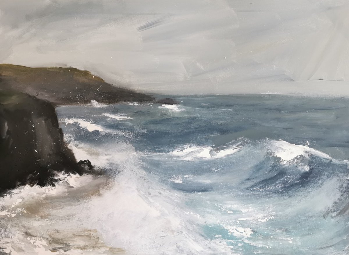 New painting
Pembrokeshire Summertime 
acrylic on canvas 
20x27"